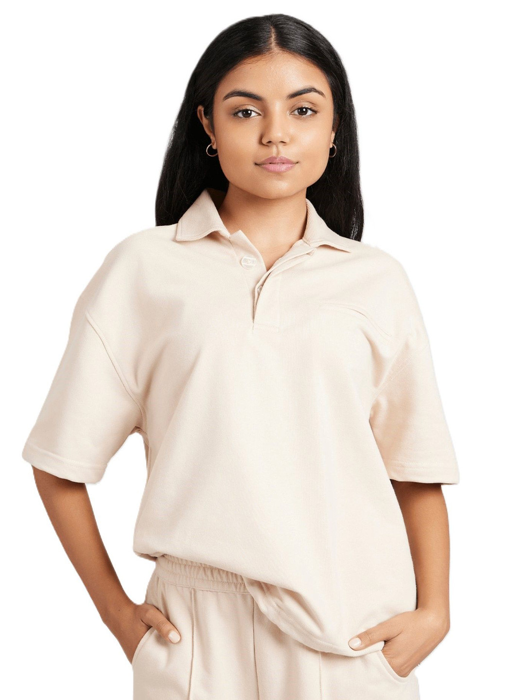 LIFE & JAM Women Extended Sleeves Shirt Style Top