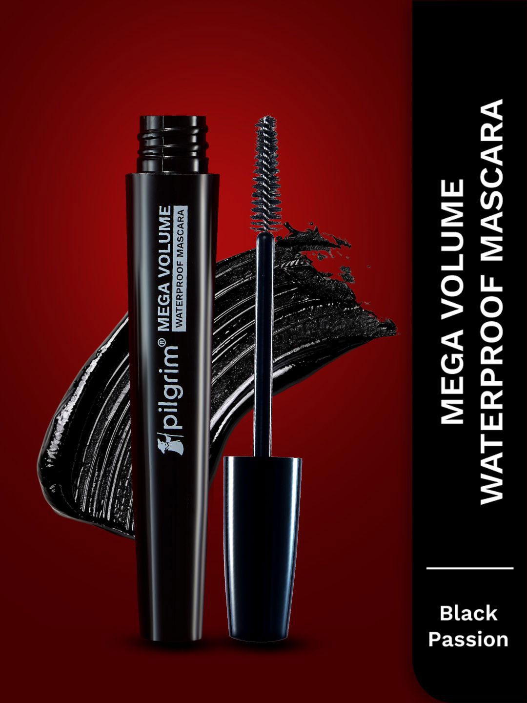 Pilgrim Mega Volume High Definition Waterproof Mascara - 5 ml - Black Passion - 02