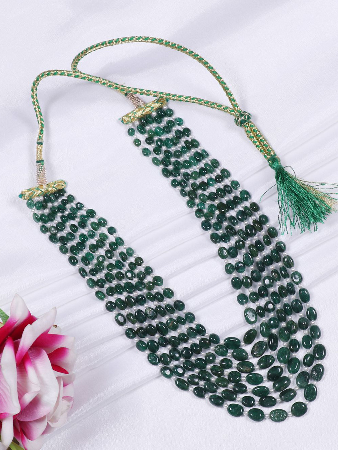 Raj Gems Silver Handcrafted Necklace