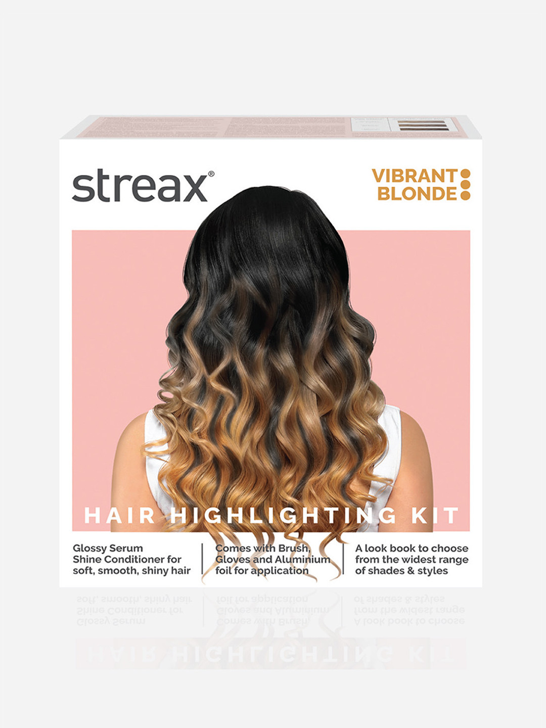 Streax Women DIY Application Hair Highlighting Kit - Vibrant Blonde