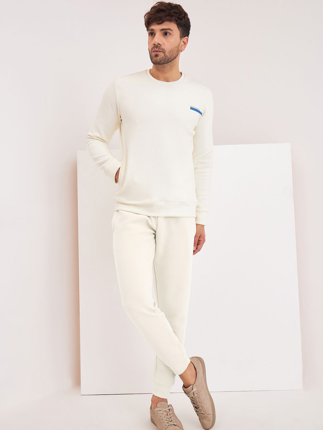 Sweet Dreams Men Mid-Rise Long Sleeves Track Suit