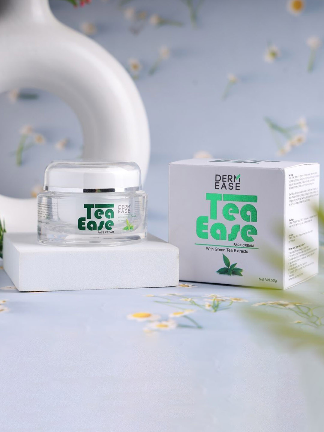 DERMEASE Tea Ease Face Cream With Green Tea Extracts - 50 g