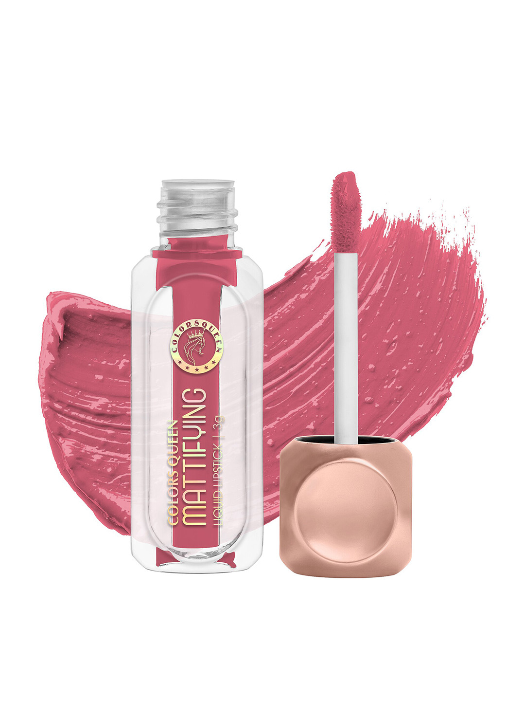 Colors Queen Mattifying Long Lasting & Transfer-Proof Liquid Lipstick 3ml - Poppy 12