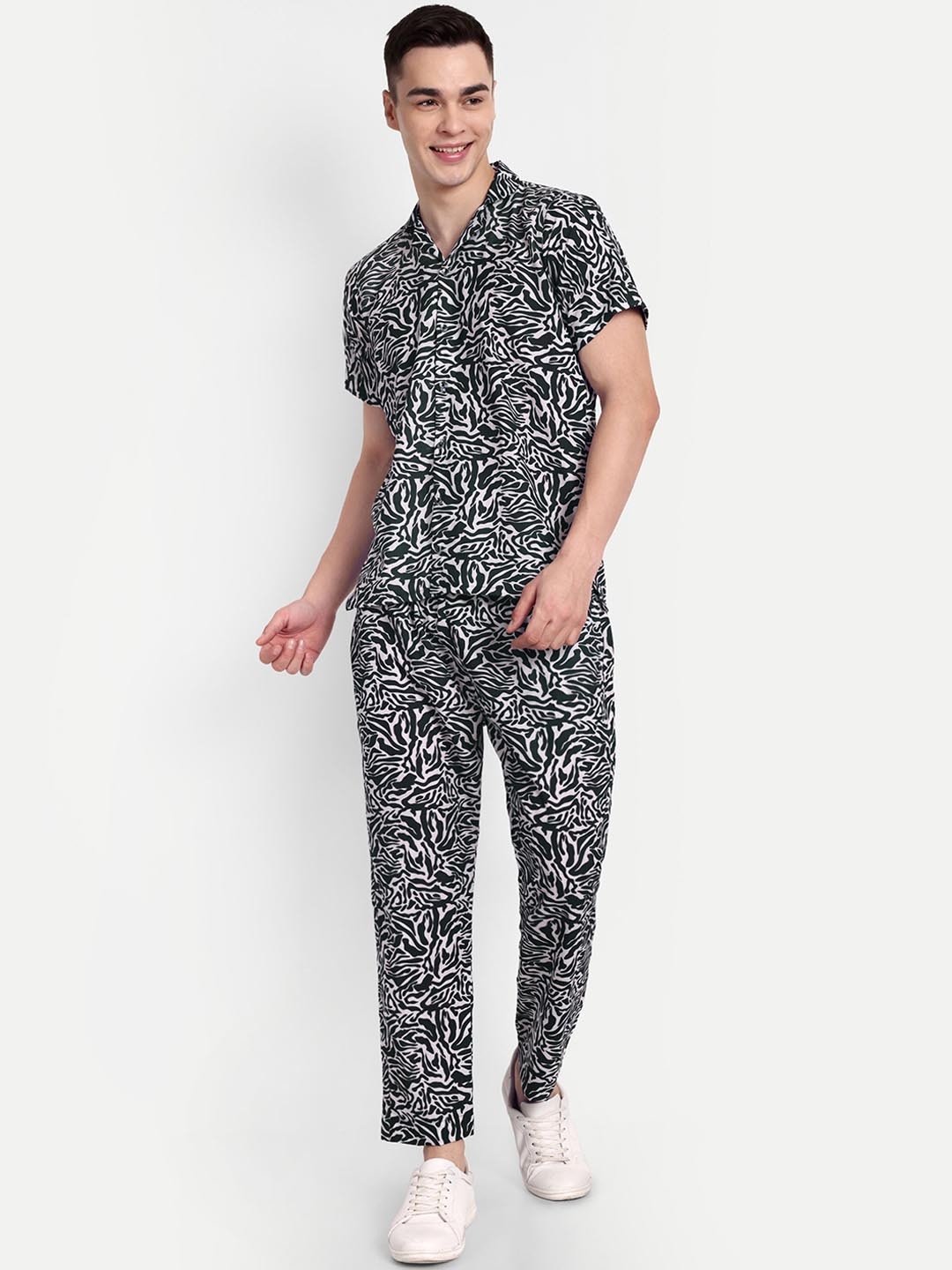 TILISM Printed Short Sleeves Pure Cotton Co-Ords