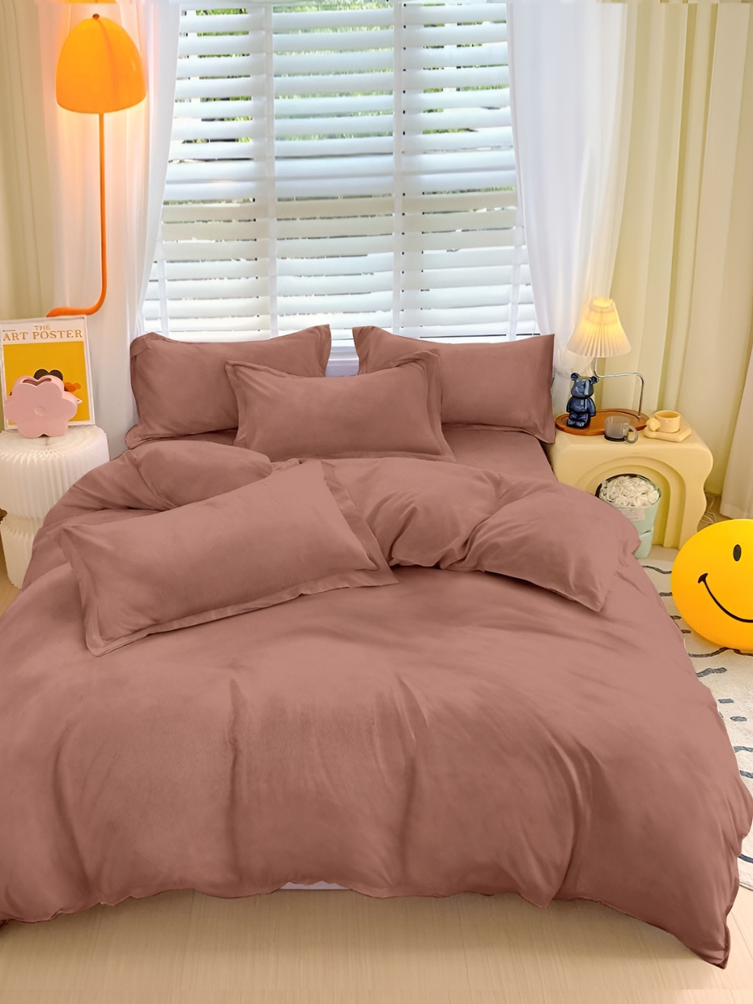 MORADO Pink Double Bed Duvet Cover