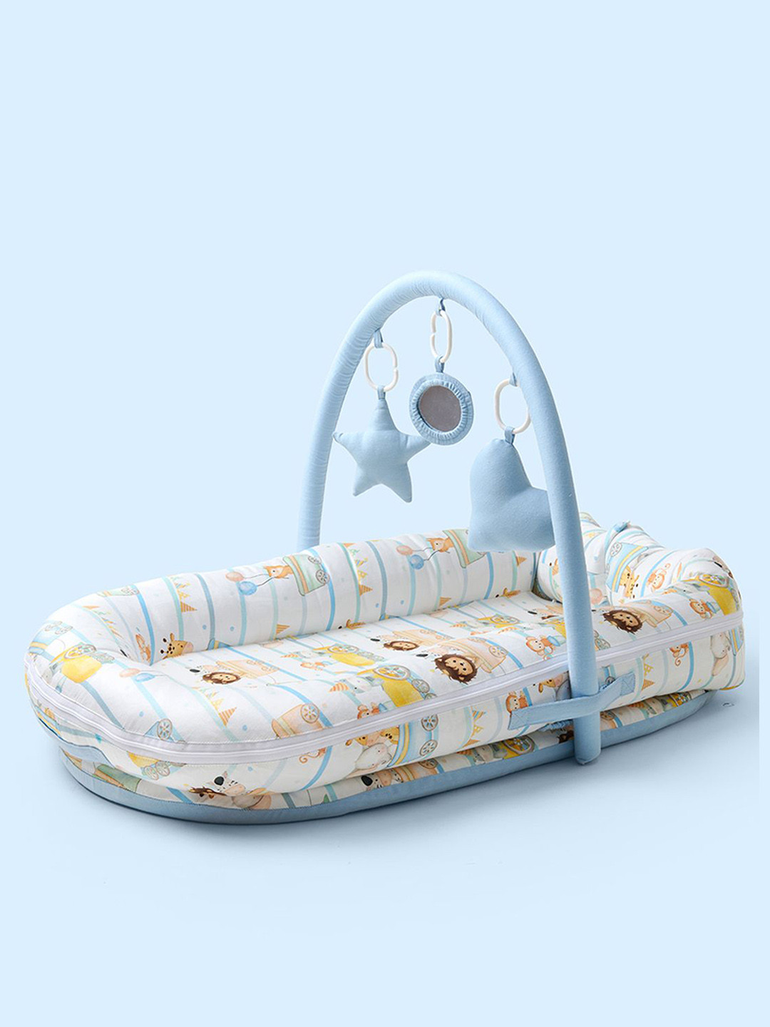 Fancy Fluff Kids Printed Organic Cotton Cocoon & Bed Protector Baby Bed Sets