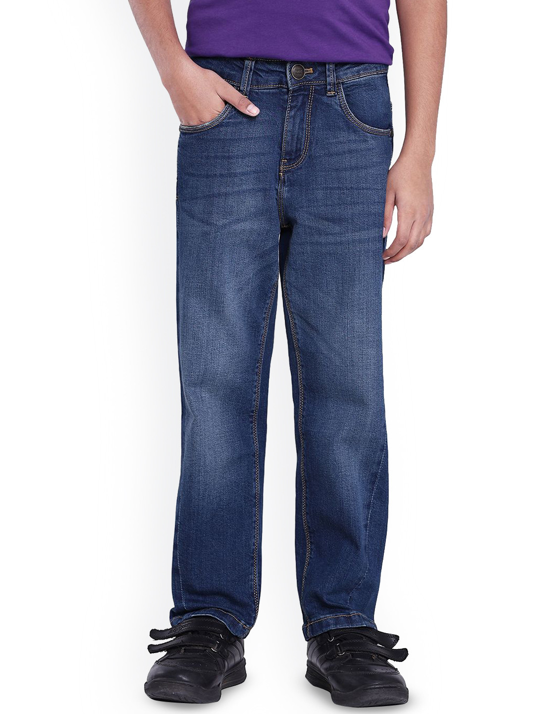 Rare Ones Boys Solid Relax Fit Jeans