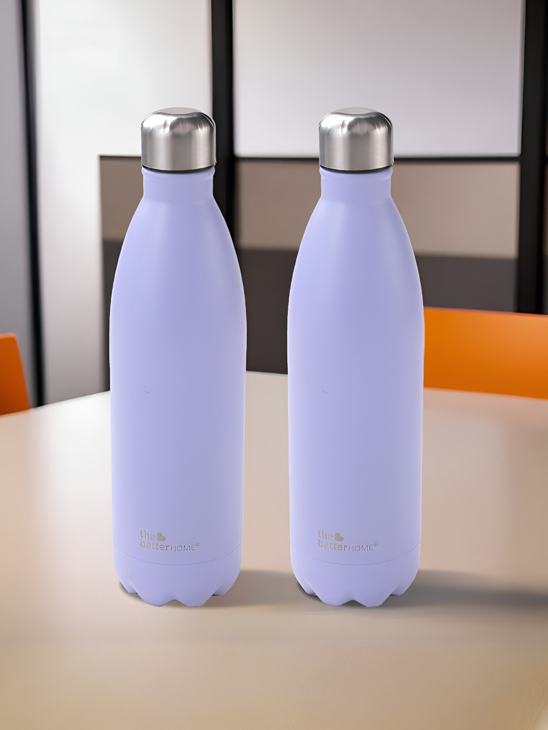 The Better Home Brand Logo Stainless Steel Double Wall Vacuum 2 Pcs Water Bottle - 1L