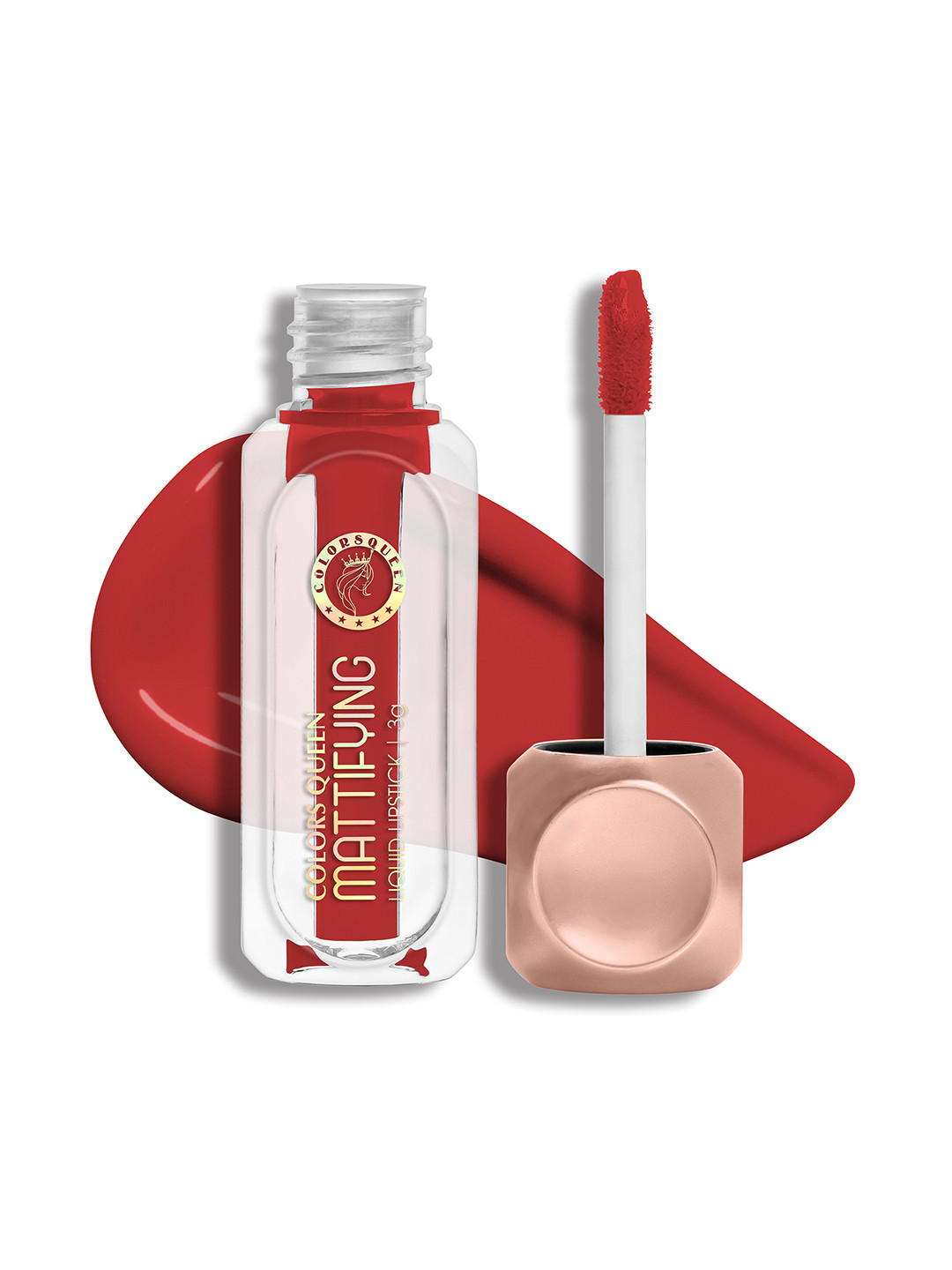Colors Queen Mattifying Long Lasting & Transfer-Proof Liquid Lipstick 3ml - Garnet 01