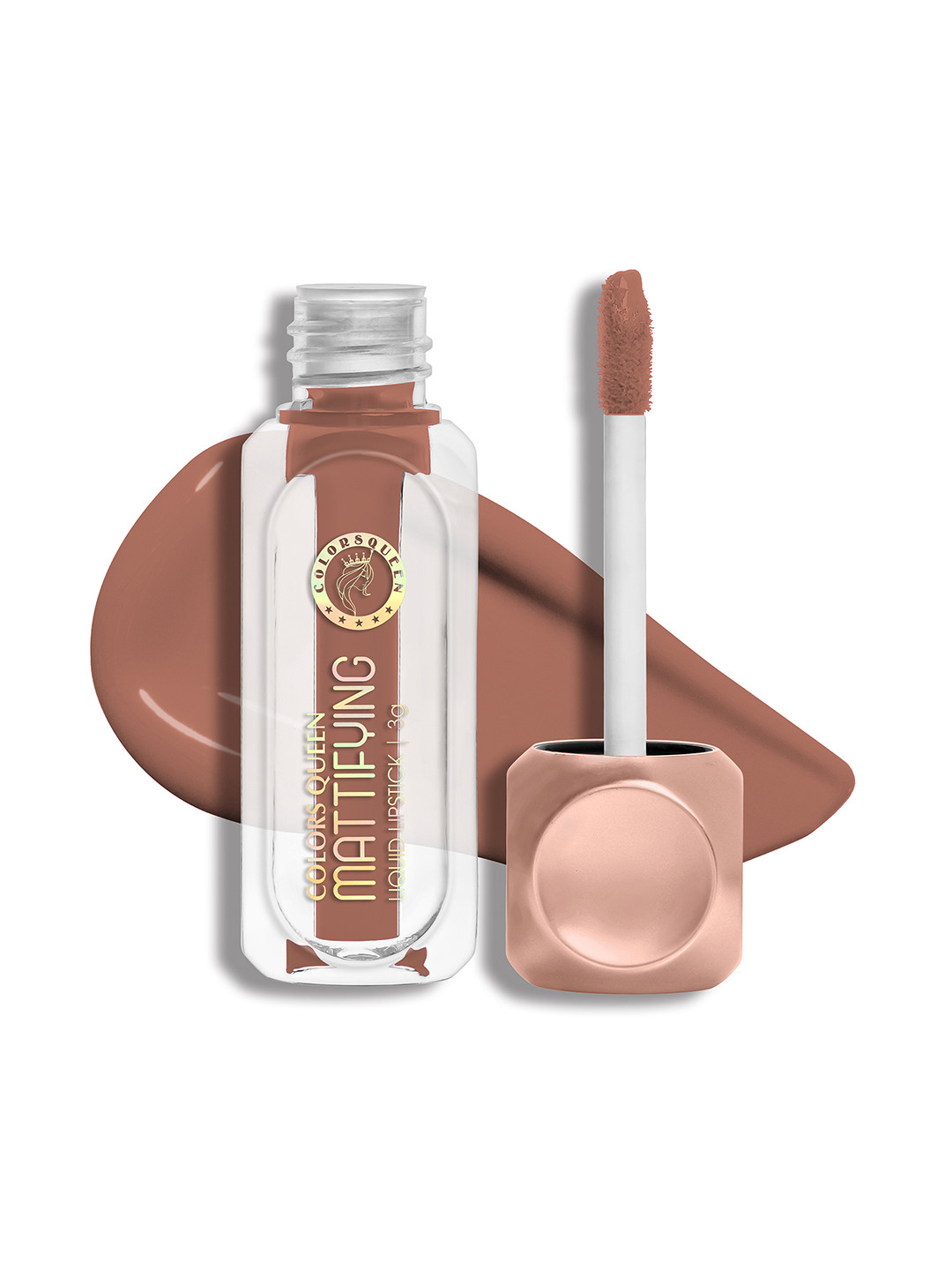 Colors Queen Mattifying Long Lasting & Transfer-Proof Liquid Lipstick 3ml - Nude Toast 07