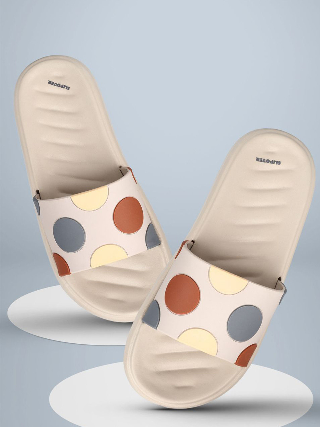 Slipover Women Printed Sliders