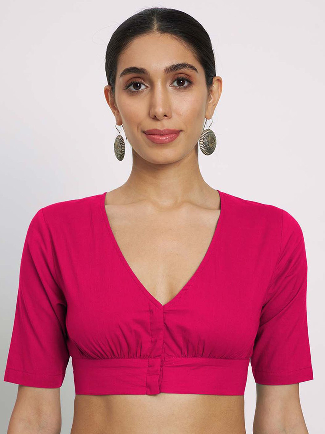 Thevasa V-Neck Saree Blouse