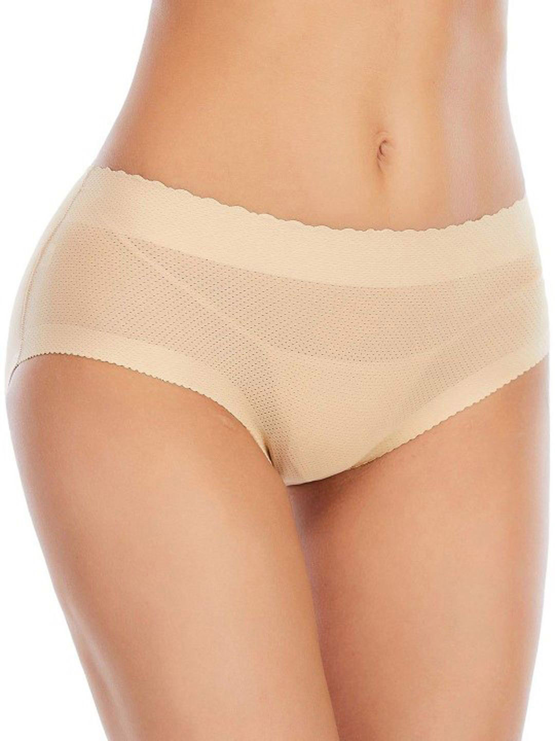 Xivir Mid-rise Seamless Padded Briefs Xivir_B_04_Beige