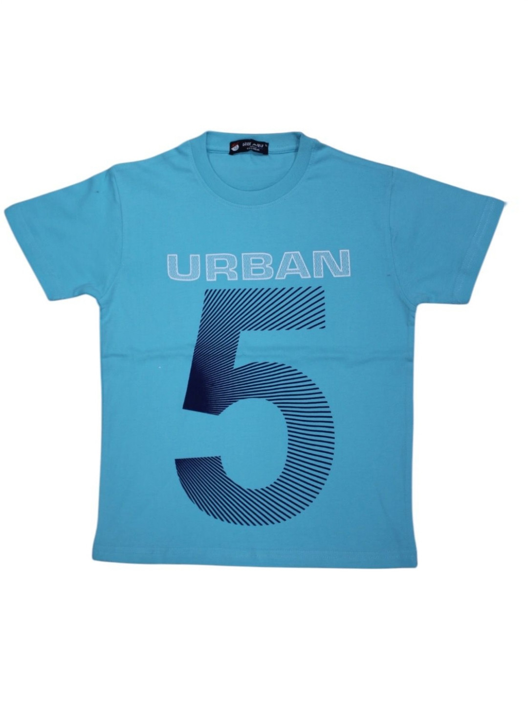 Little Marco Boys Typography Printed Applique T-shirt