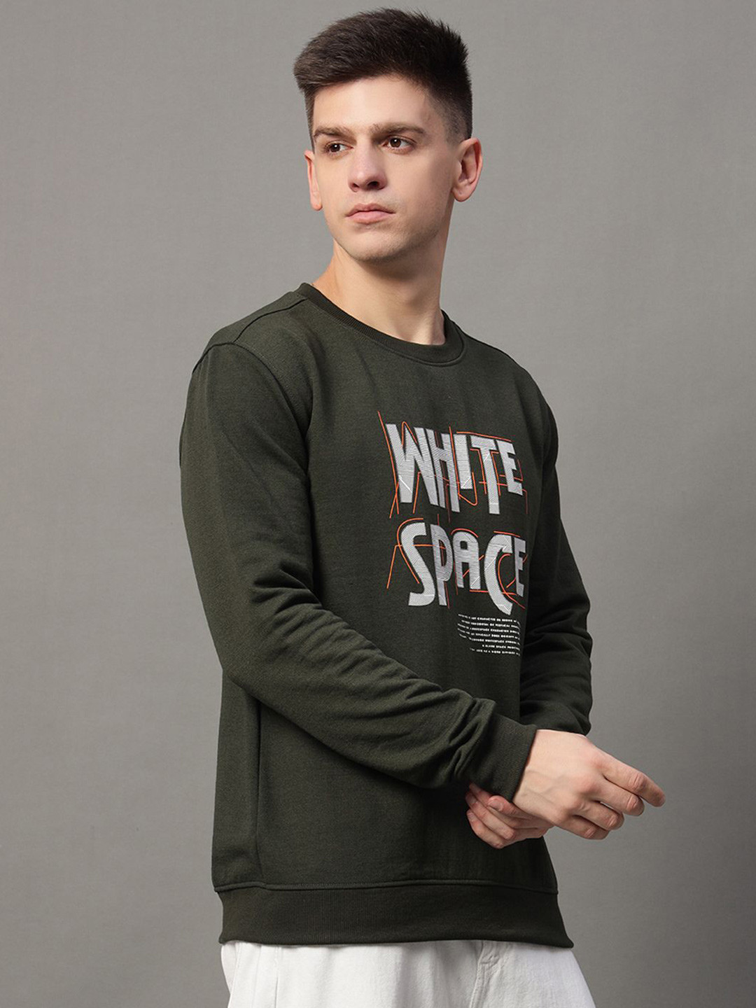 GET GOLF Men Long Sleeves Round Neck Sweatshirt