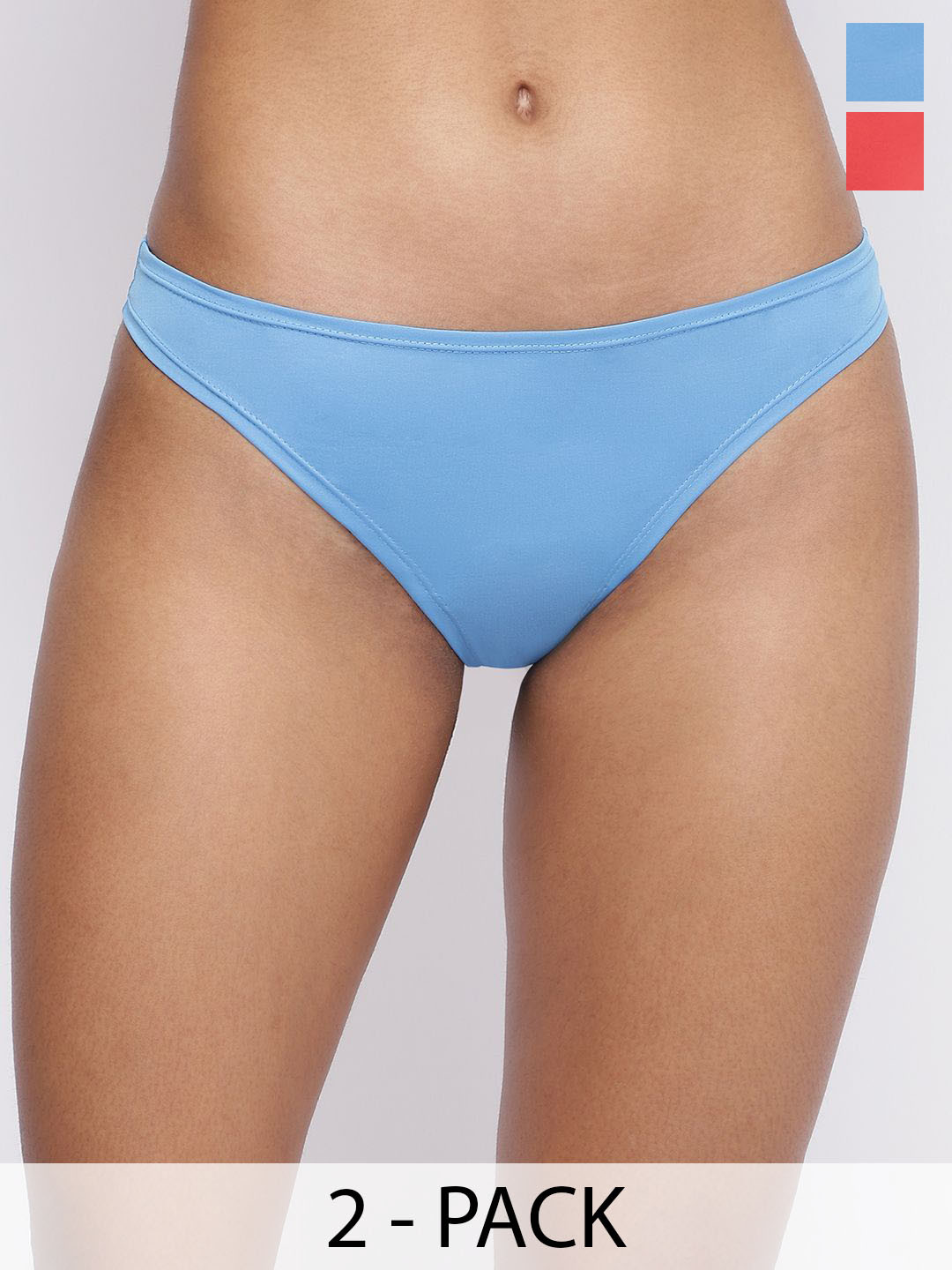 La Intimo Pack Of 2 Low-Rise Thongs Briefs LIPSS010B013