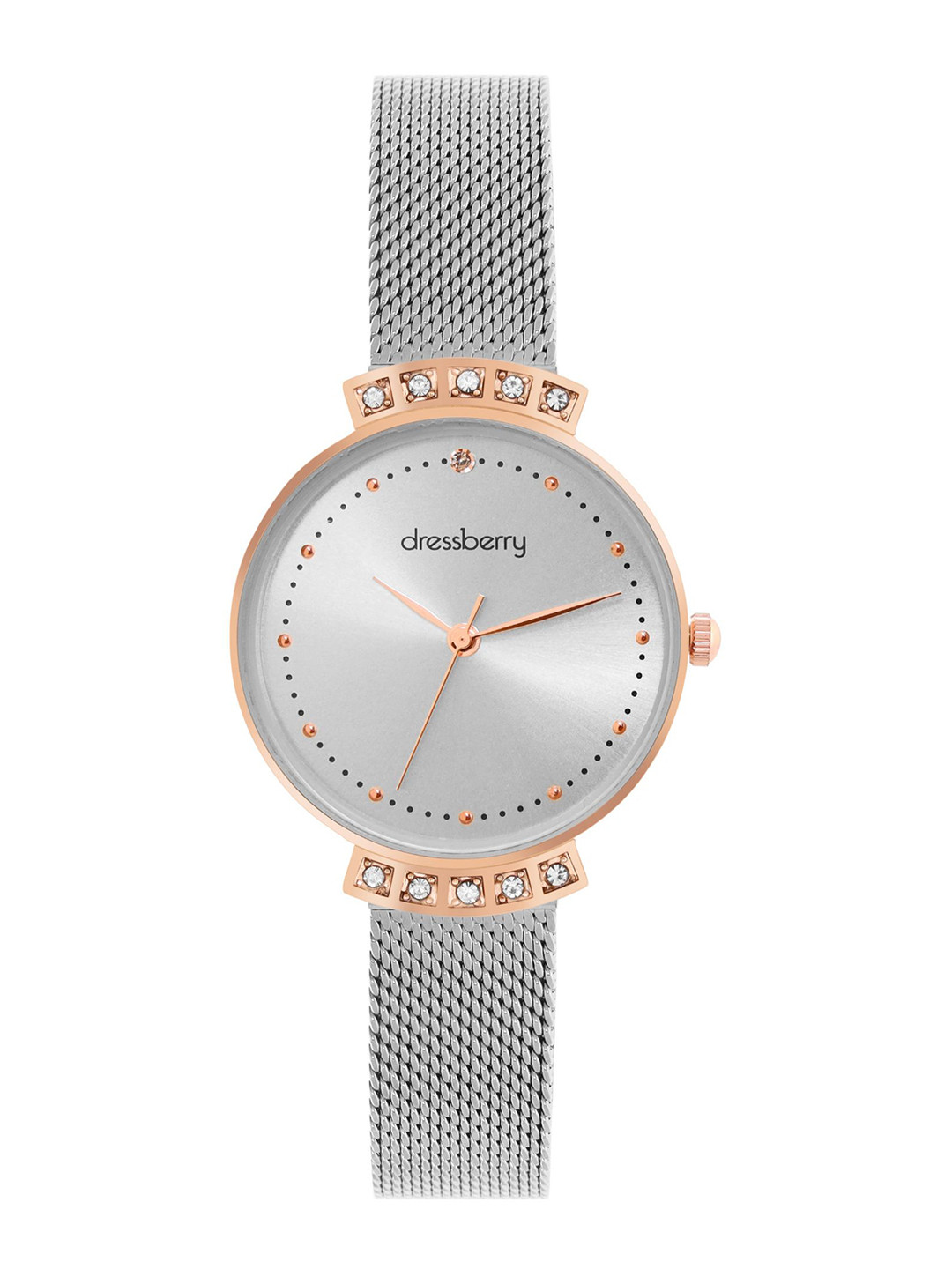 DressBerry Women Brass Embellished Dial & Wrap Around Straps Analogue Watch DB-SS24-17A