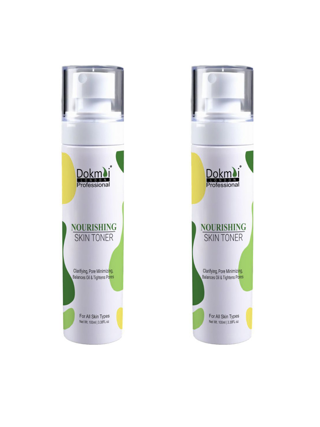 Dokmai London Set Of 2 Nourishing Skin Toner - 100 ml Each