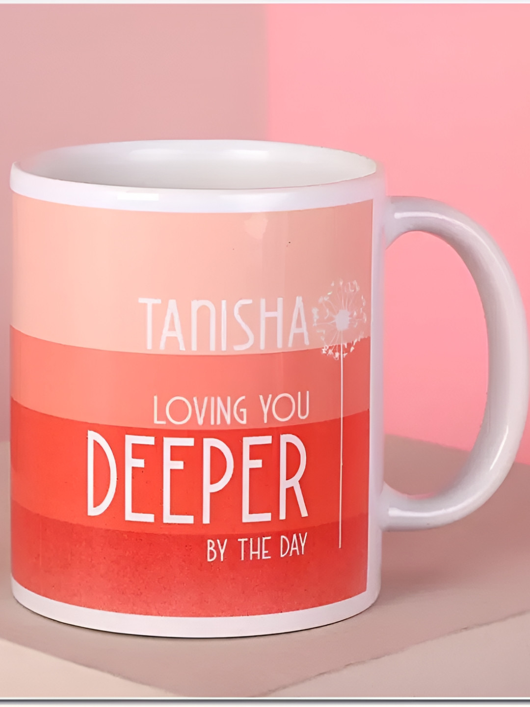 fnp Beer White Typography Ceramic Handmade Mug-325ml