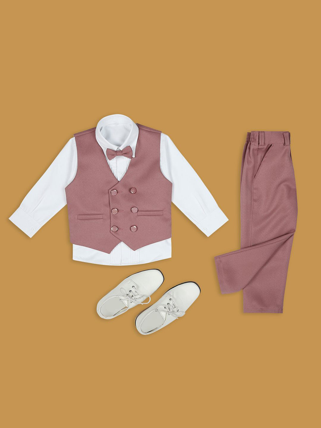 YK Infant Boys Double Breasted Four Piece Suits