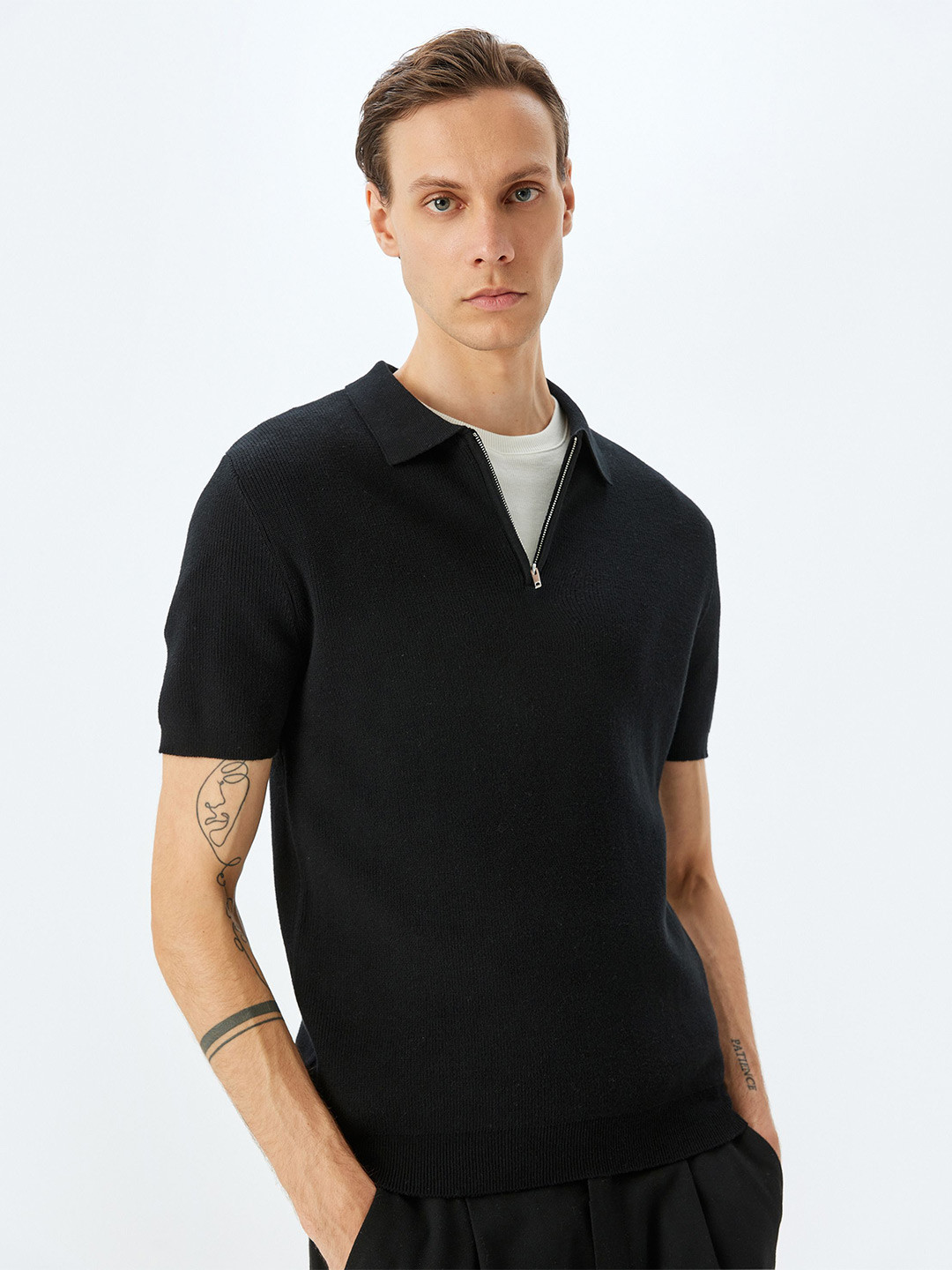 Koton Men Peter Pan Collar Pullover