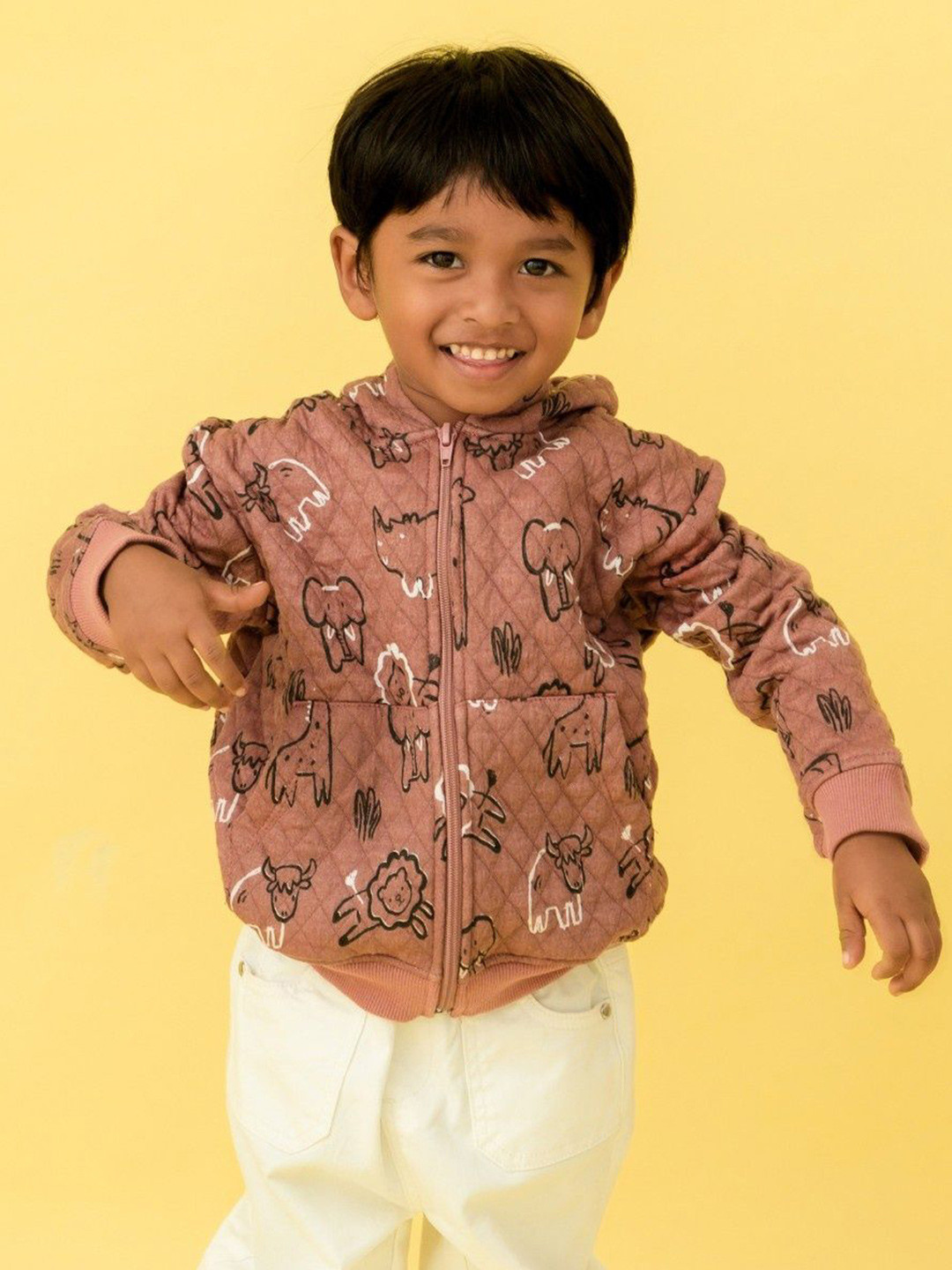 A Toddler Thing Unisex Kids Printed Hooded Sweatshirt