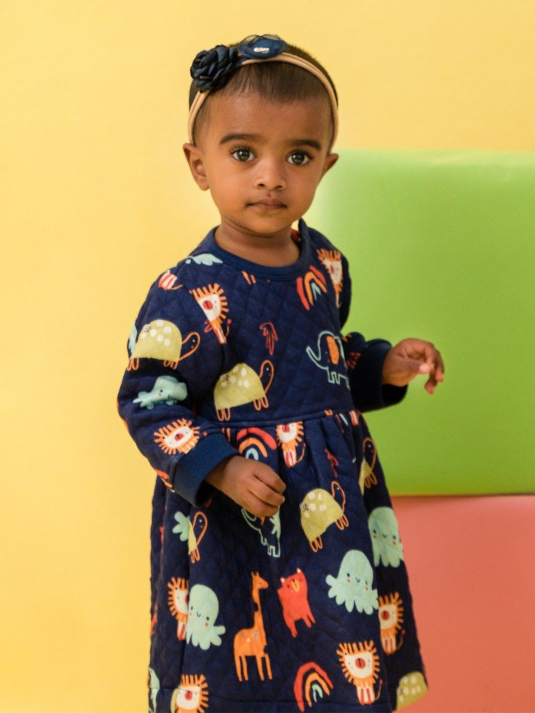 A Toddler Thing Girls Printed Top with Leggings