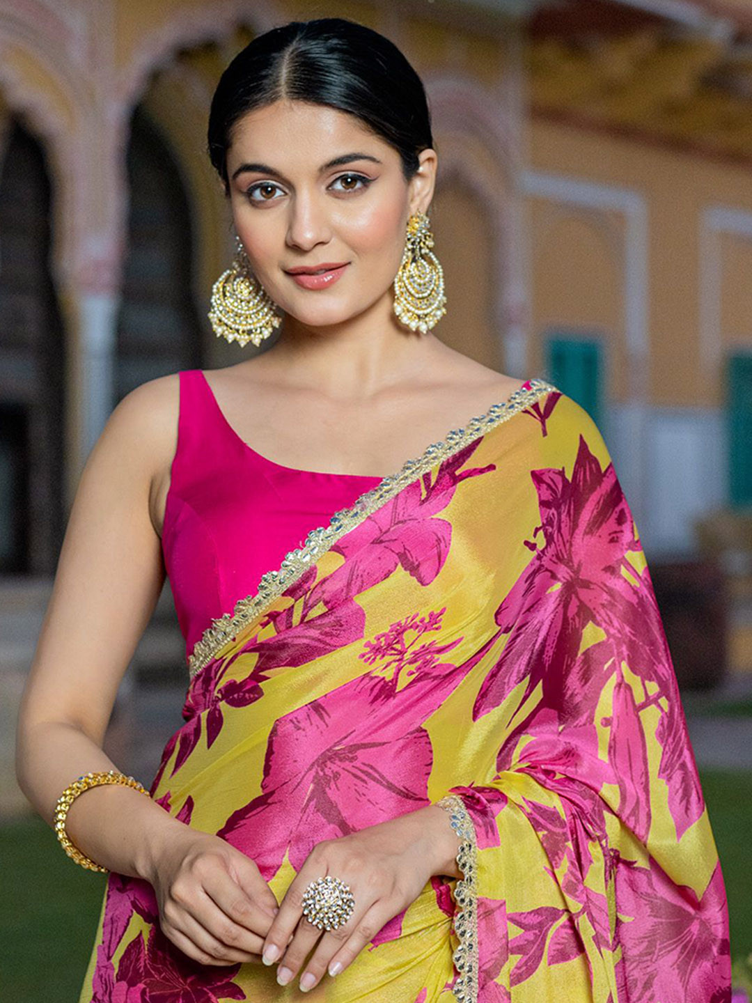 Kasya Viscose PST Festive Sleeveless Blouse