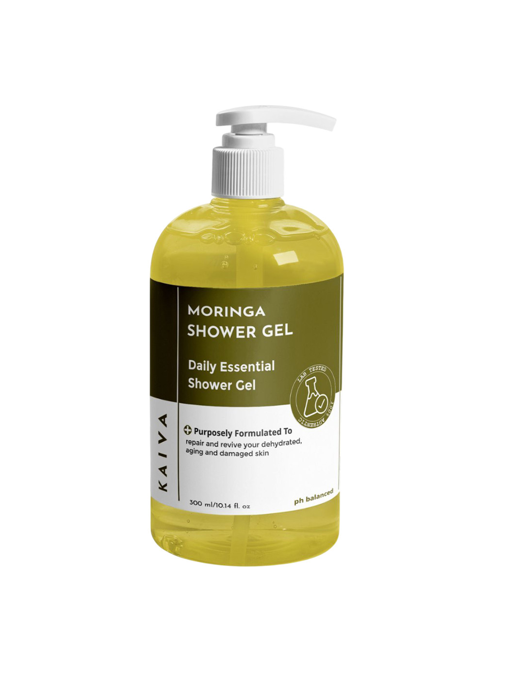 KAIVA Wanderer Moringa Shower Gel With Papaya Extract For Cleansing & Repair - 300 ml