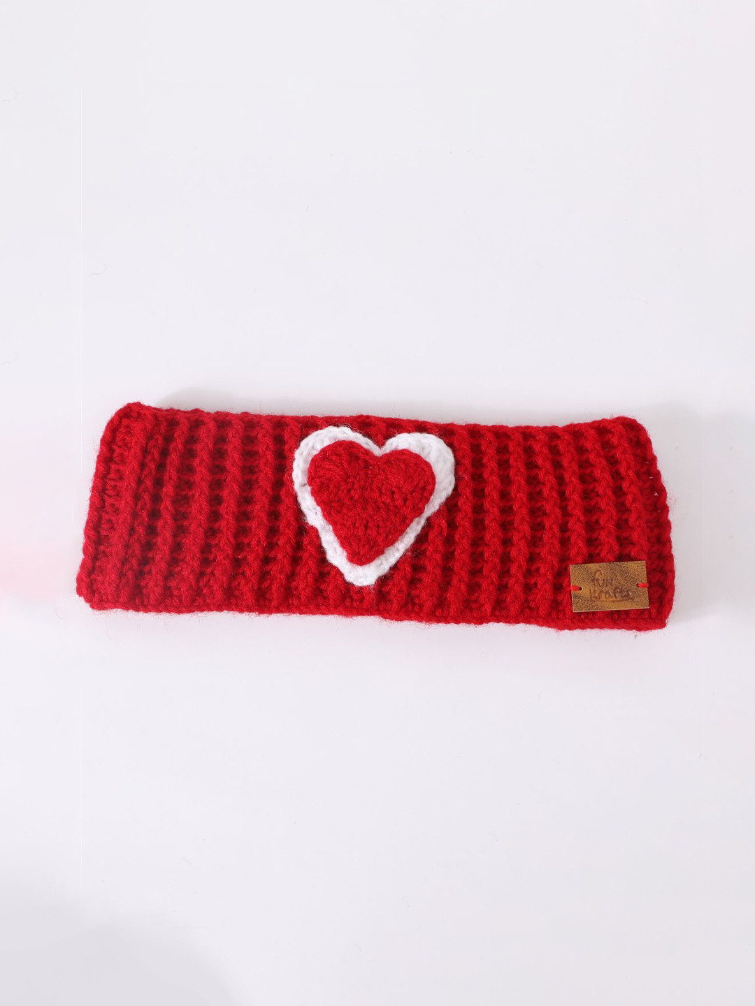 FUNKRAFTS Girls Self Design Woollen Ear Warmer Headband