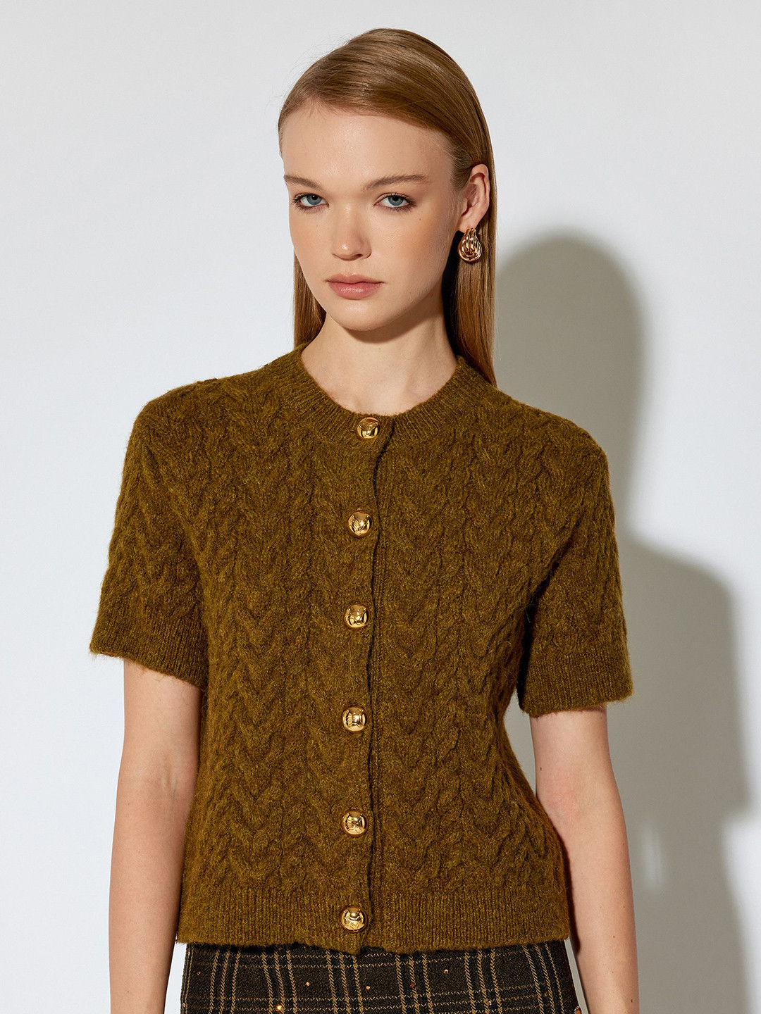 Koton Women Short Sleeves Cardigan