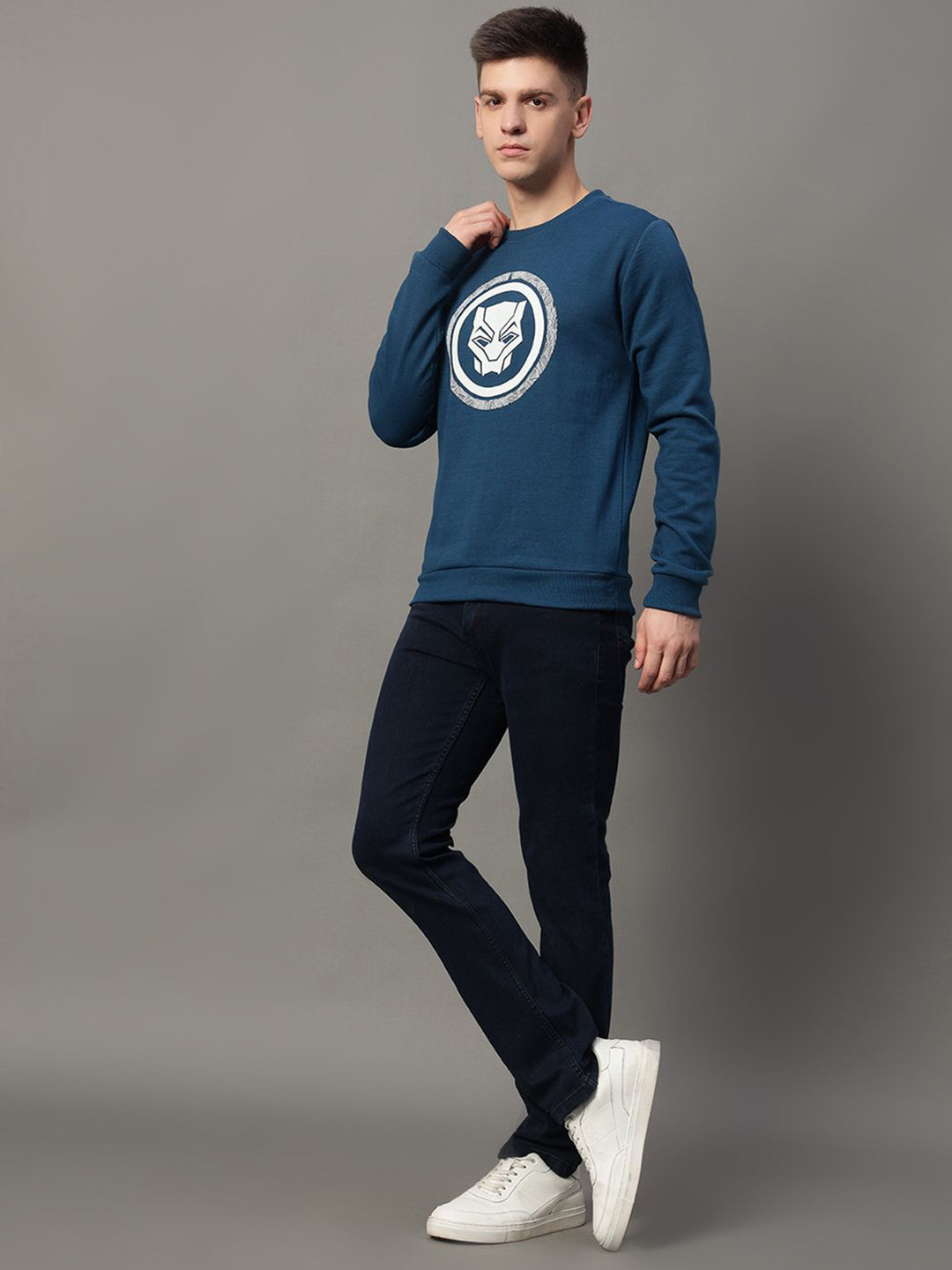 GET GOLF Men Graphic Printed Plus Size Sweatshirt