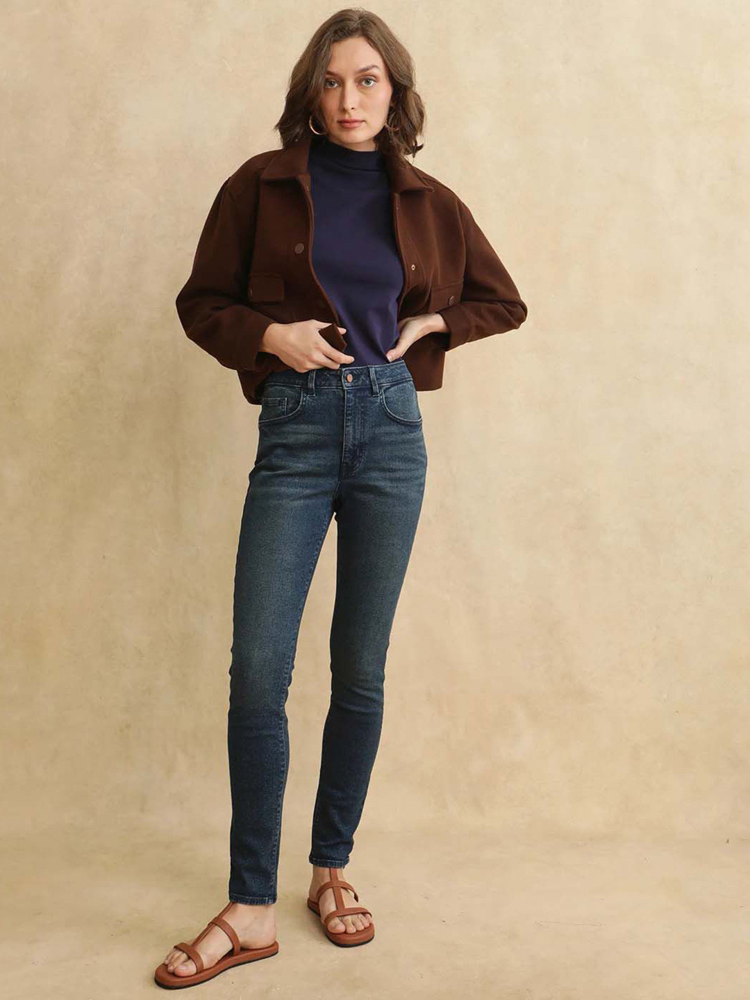 RAREISM Women Comfort Super Skinny Fit Stretchable Jeans