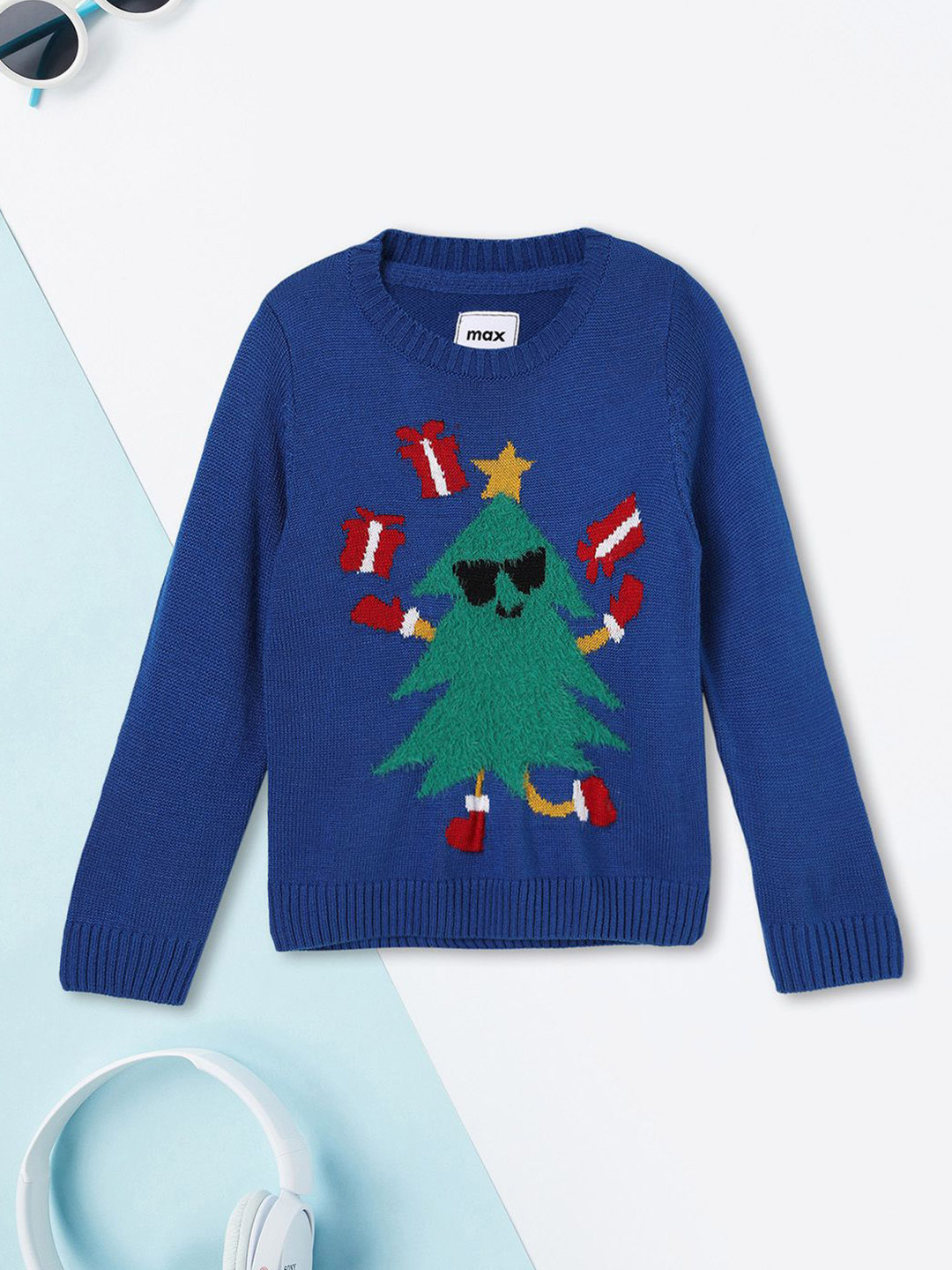 max Boys Printed Pullover