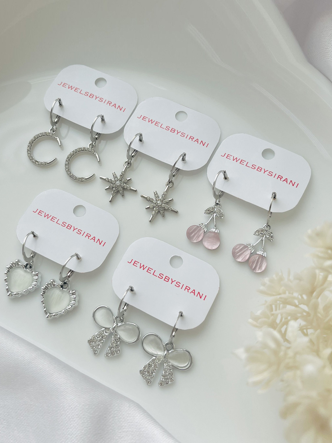 Jewelsbysirani American Diamond Earrings