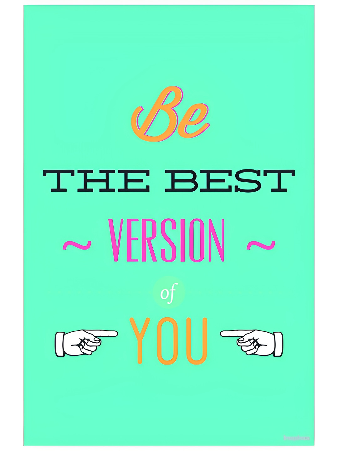 Inephos Green & Black Printed Paper Creative Artwork Wall Poster