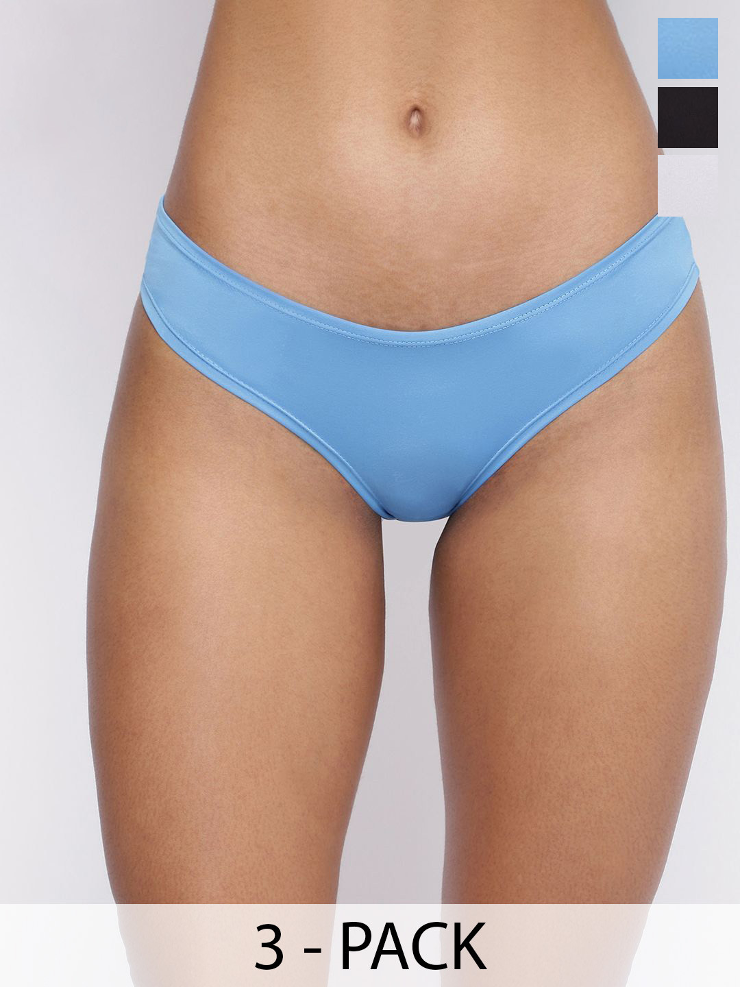 La Intimo Women Pack Of 3 Thong Briefs LIPSS020C125