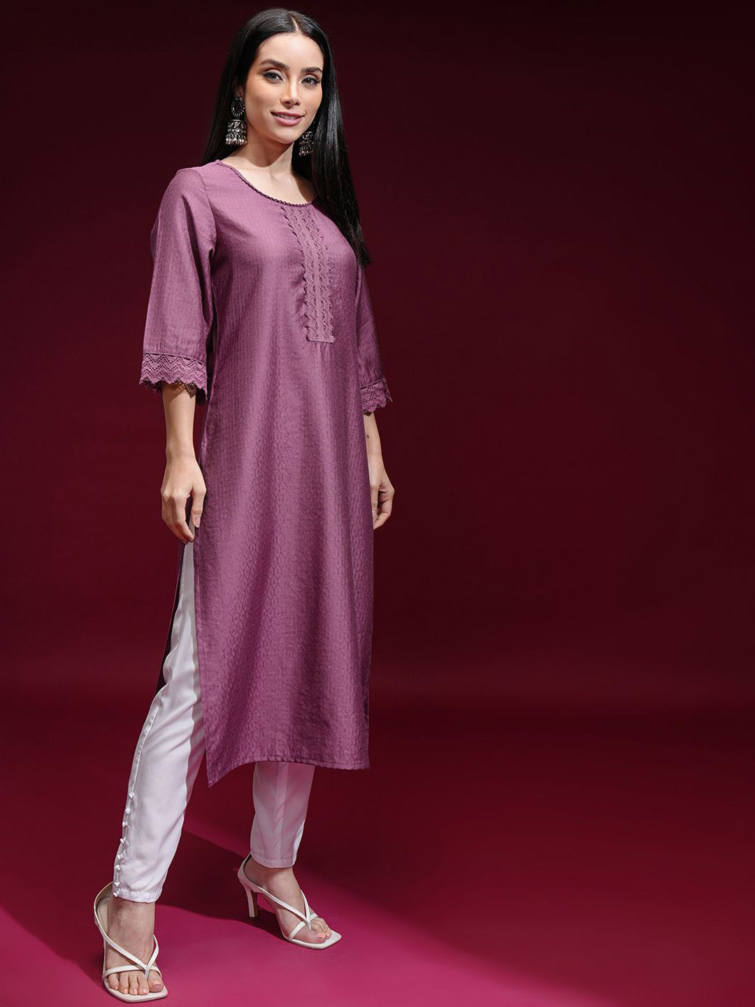 Vishudh Women Yoke Design Kurta