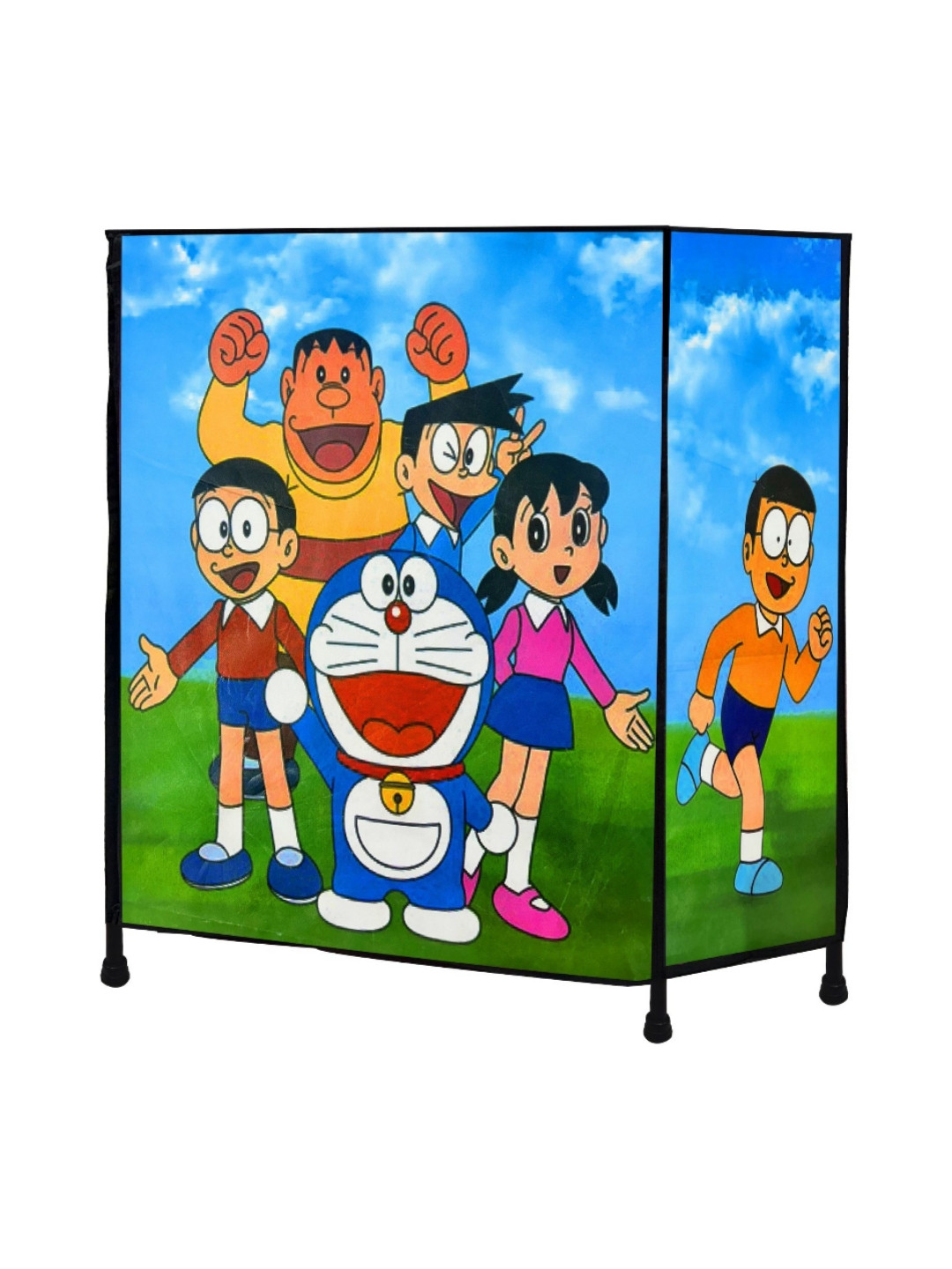 Rmerchants Blue & Green Printed Rectangular Laundry Bag