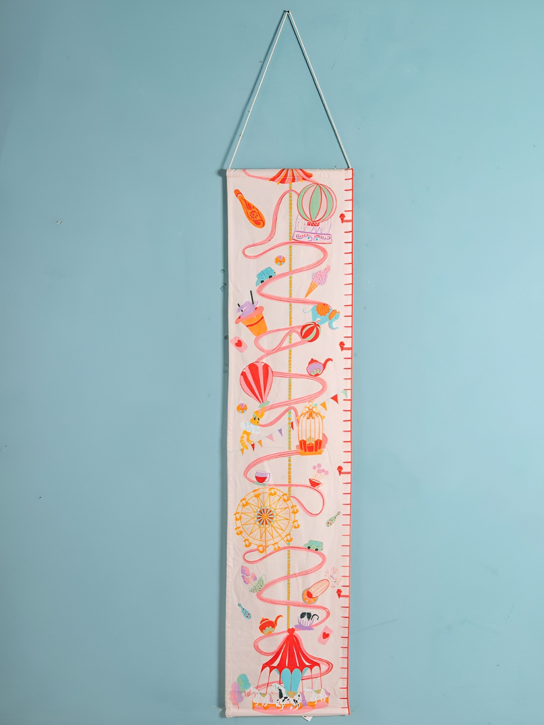 The Wishing Chair Carnival Rides Fabric Matte Hanging Hall Wall Hangings-53.9In