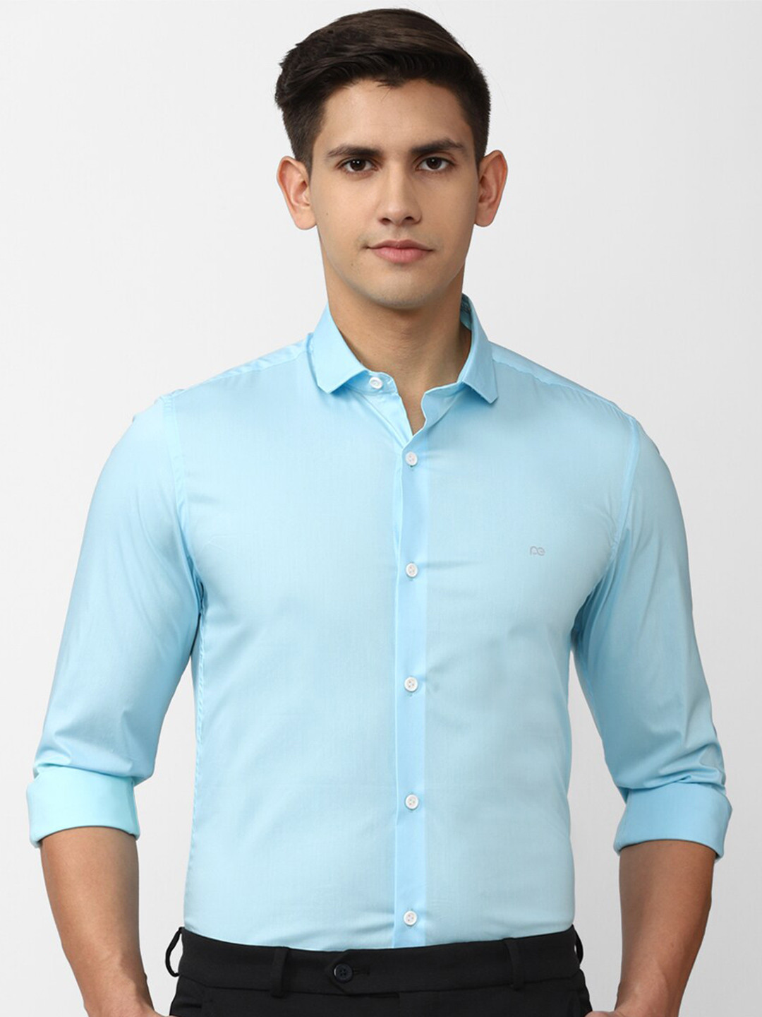 Peter England Spread Collar Slim Fit Formal Shirt