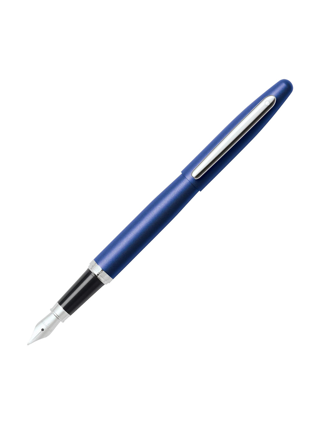 Sheaffer Neon Blue with Blue Trim E9401 VFM Medium Nib Fountain Pen