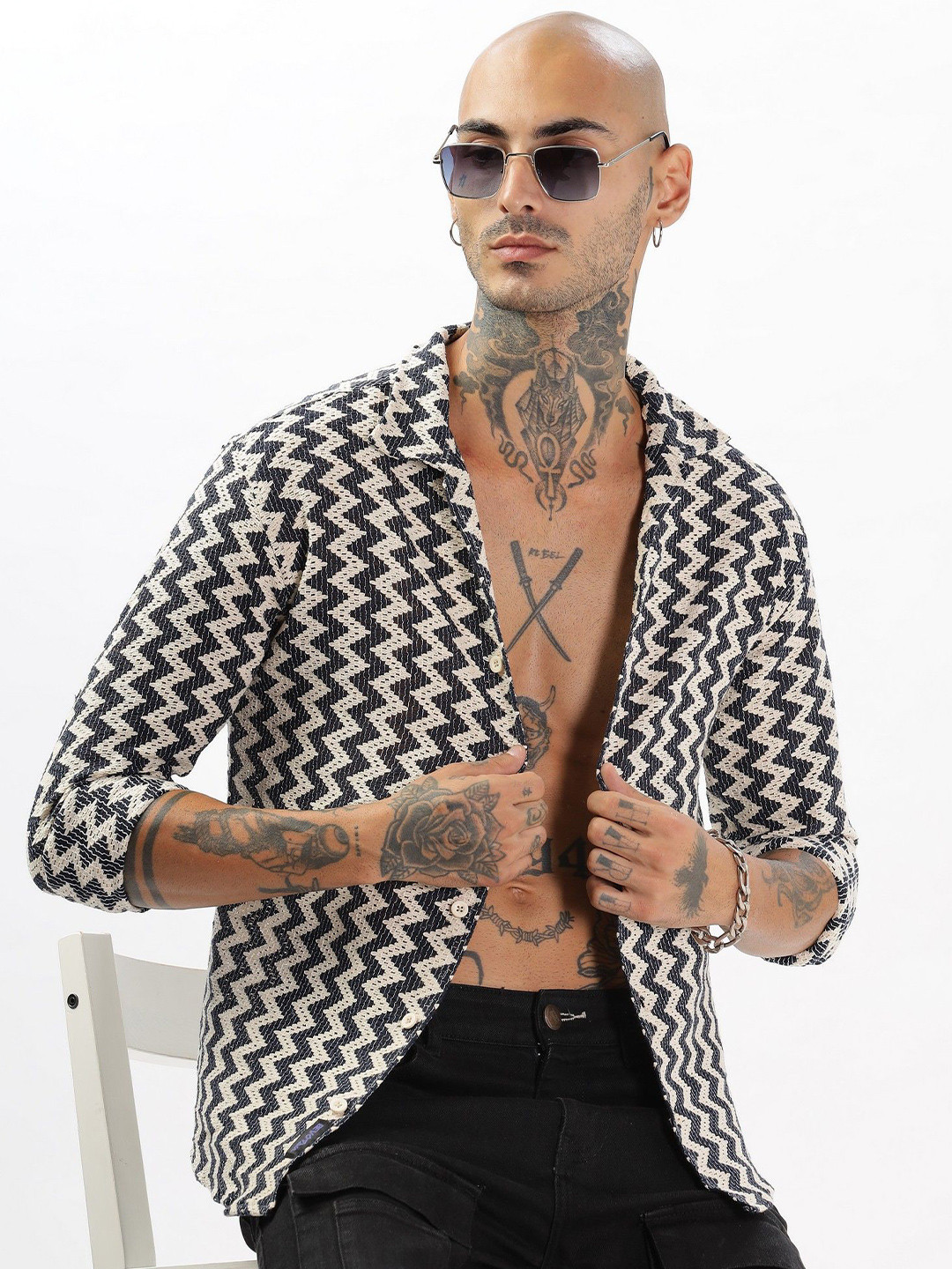 BEVDAAS Men Comfort Opaque Casual Shirt