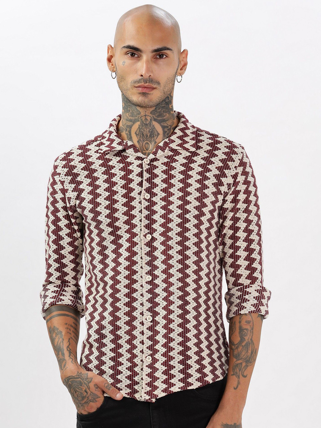 BEVDAAS Men Comfort Opaque Casual Shirt