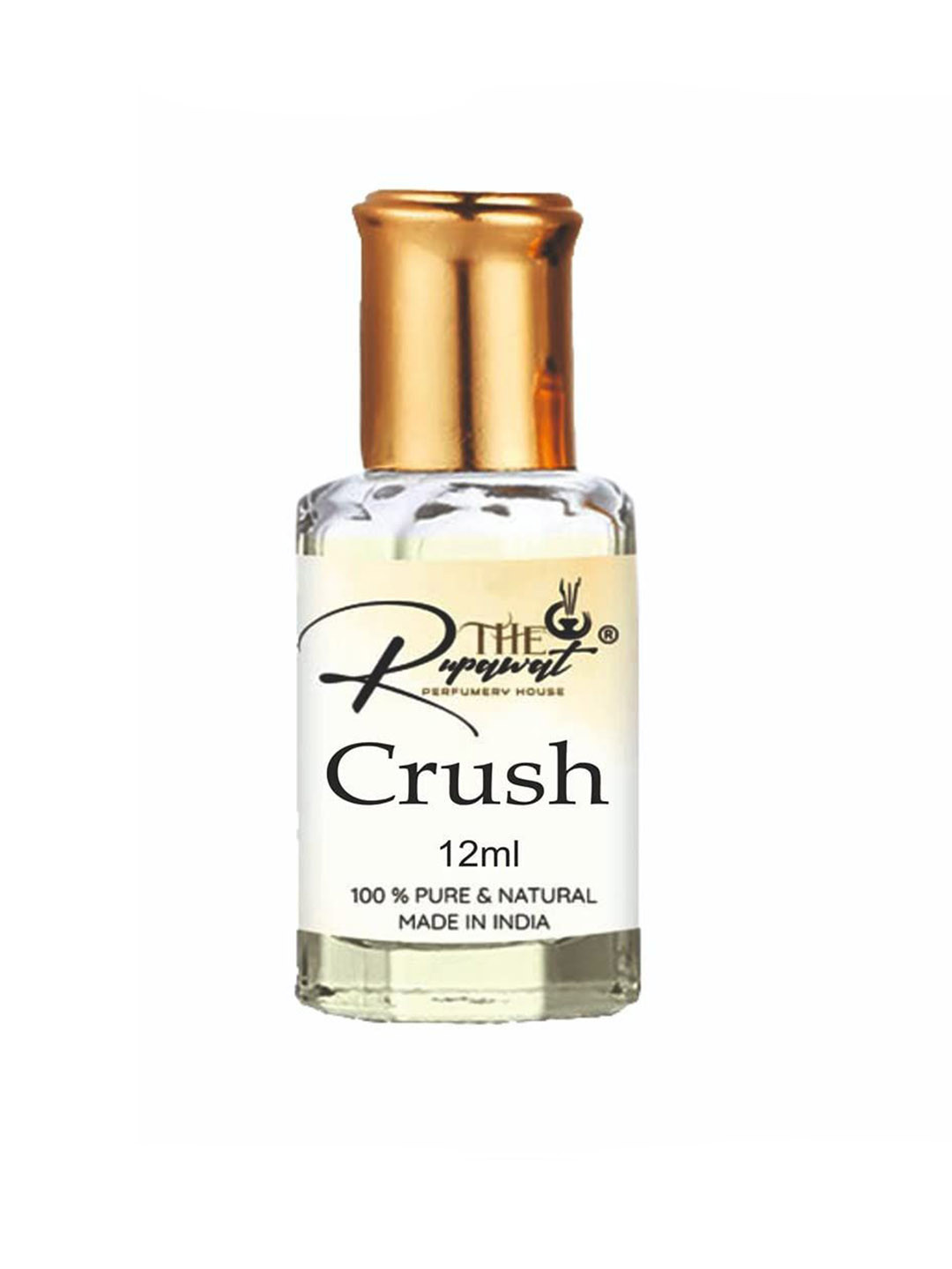 THE RUPAWAT Perfumery House Crush 100% Natural & Pure Alcohol Free Attar - 12 ml