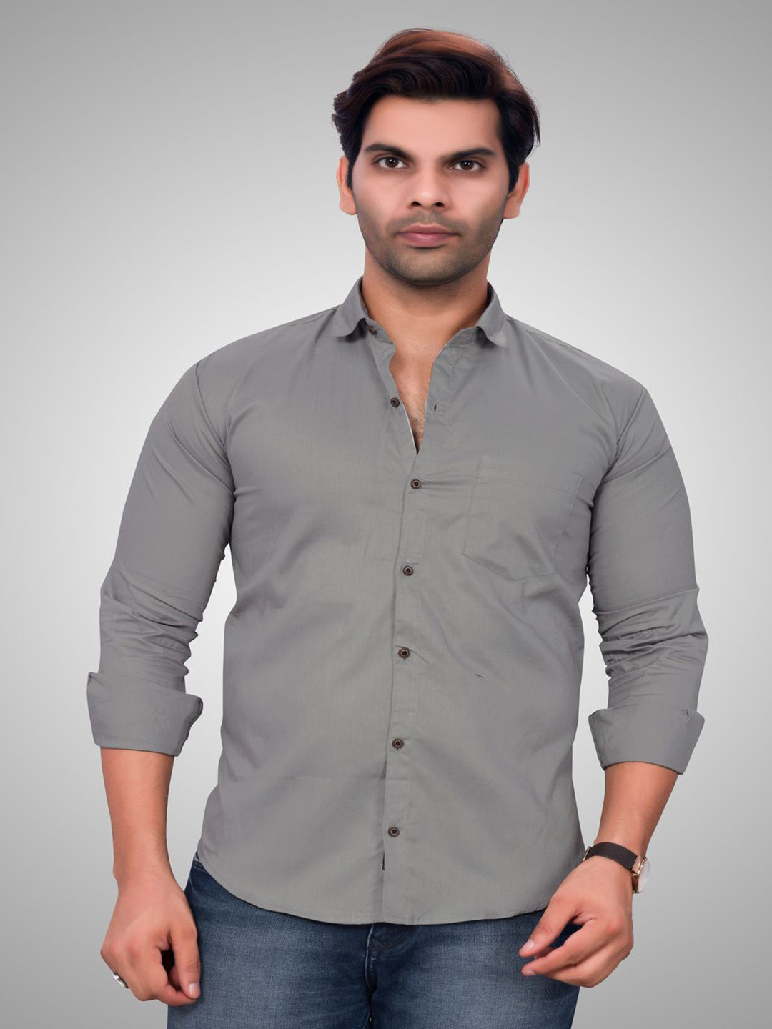 SKY GLOBAL Men Standard Opaque Casual Shirt