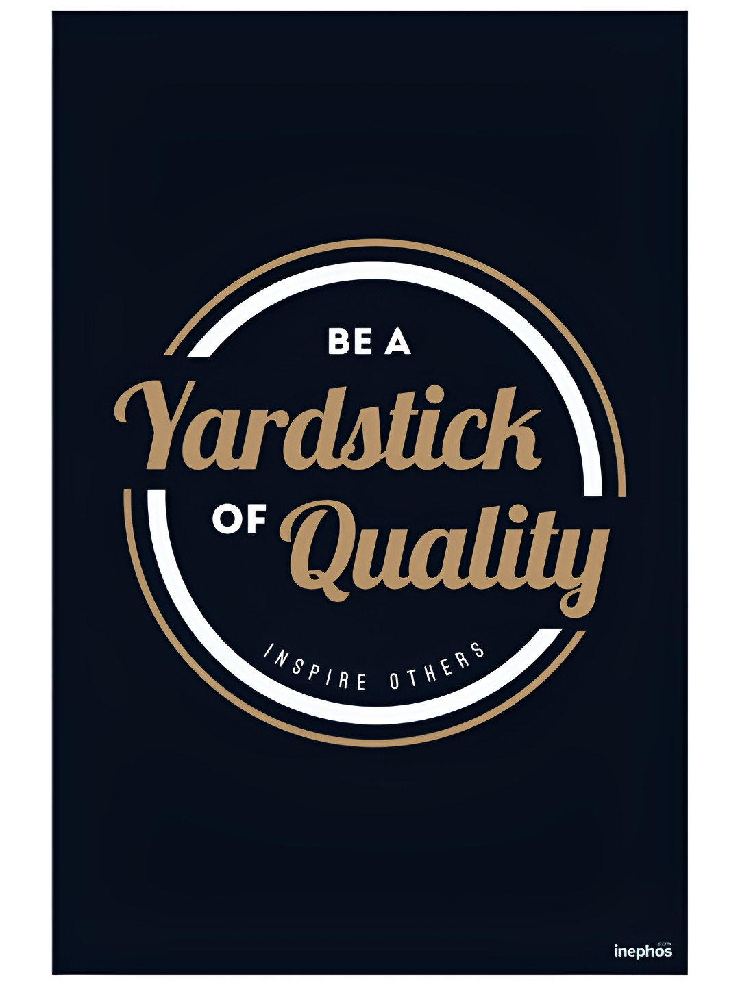 Inephos Black & White Printed Paper Creative Artwork Wall Poster