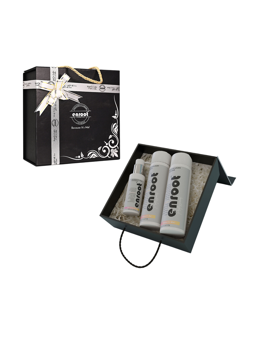 Enroot Set Of 3 Face Wash - 100ml - Conditioner -300ml & Shampoo 300ml