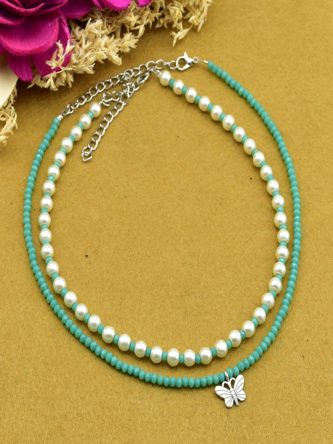 HIGH TRENDZ Brass Handcrafted Necklace