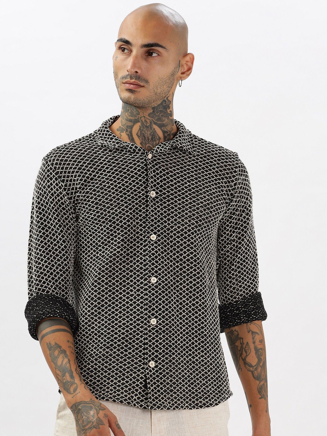 BEVDAAS Men Comfort Opaque Casual Shirt